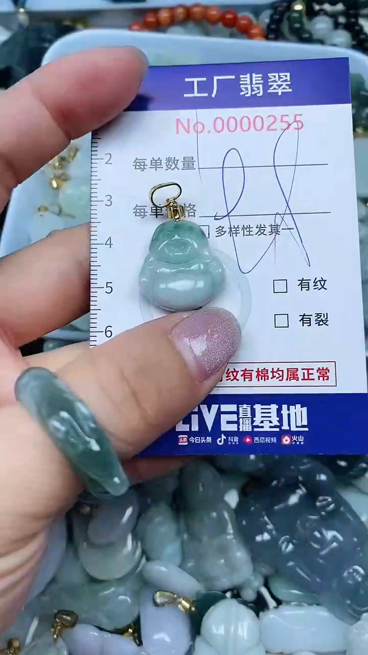 【闪购商品】翡翠吊坠(不含链)未镶嵌翡翠