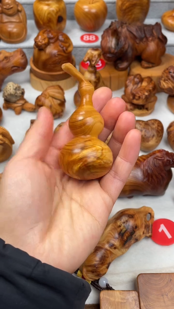 木太行崖柏陈化精品 闪电葫芦/把件/雕刻件-鉴赏期48小时