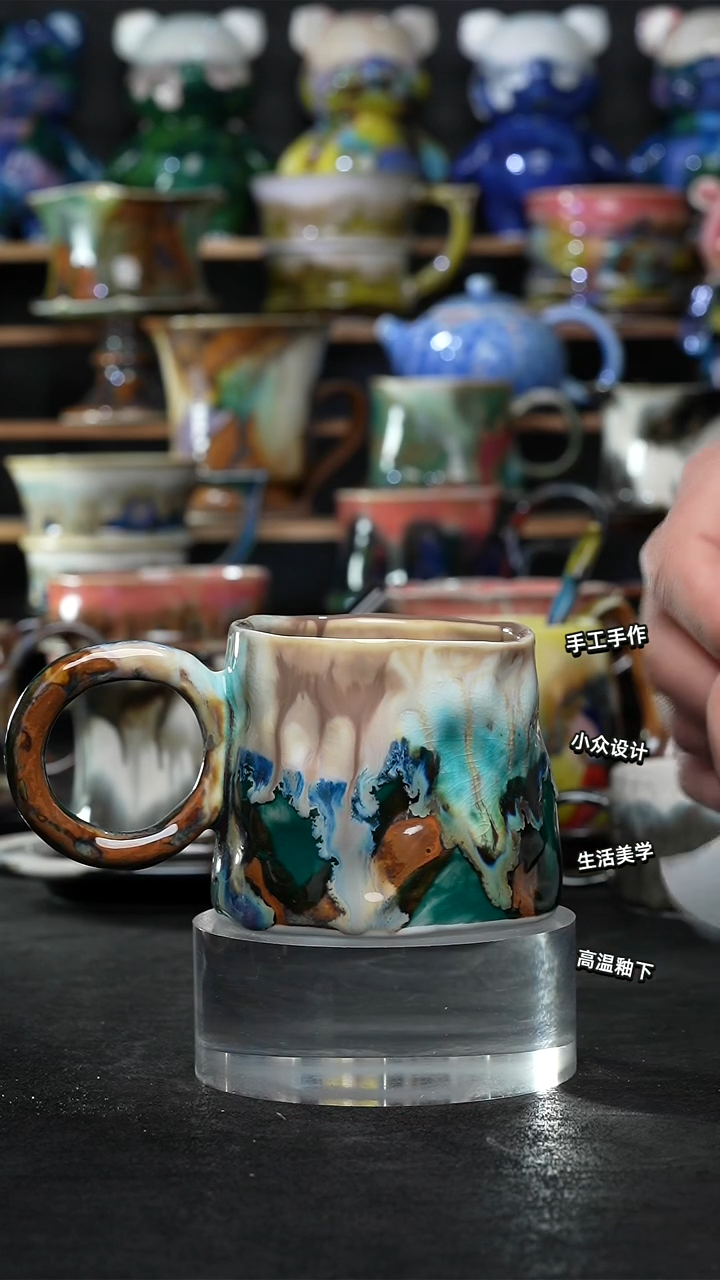 设计师款景德镇森涩手创陶瓷（食品级）117