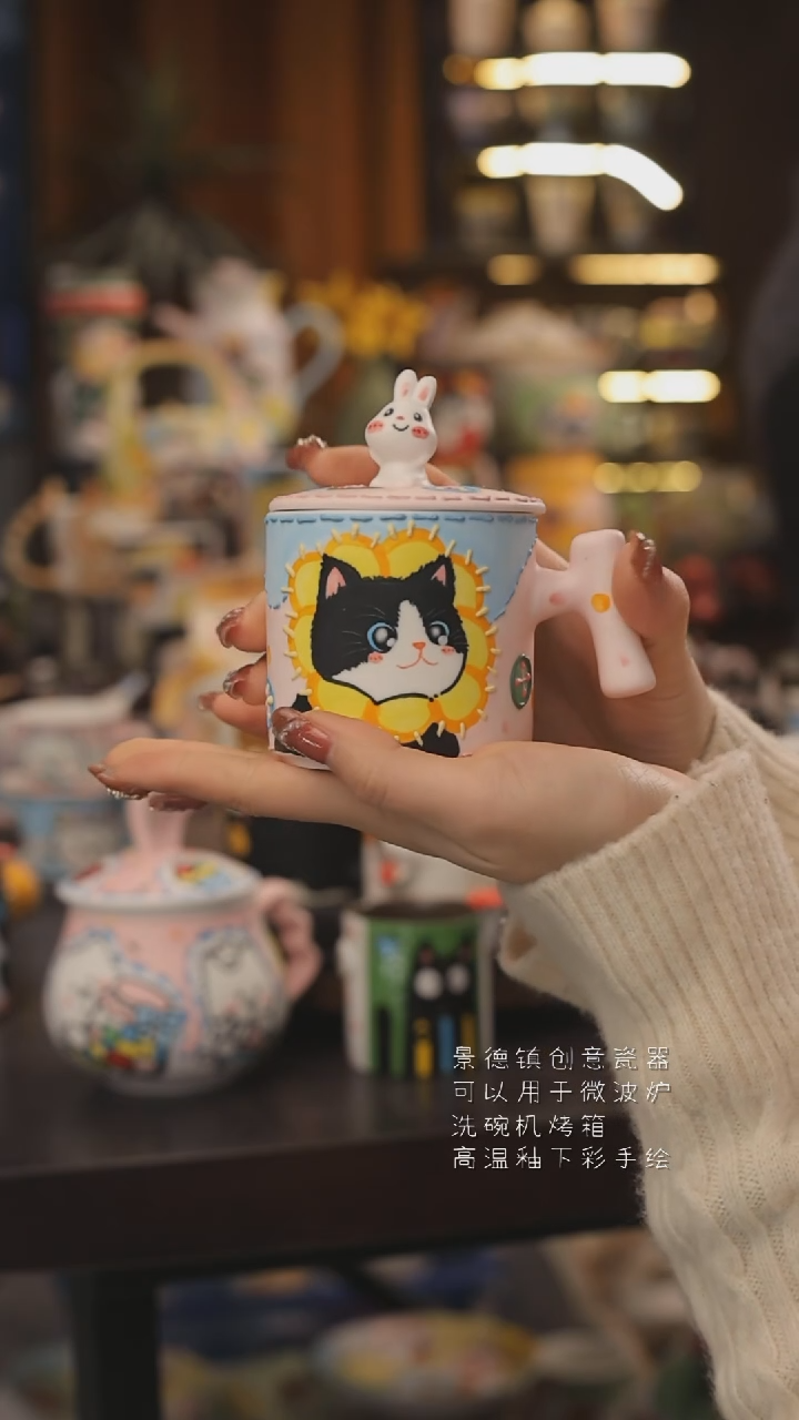 景德镇釉下彩绘设计师款式陶瓷
