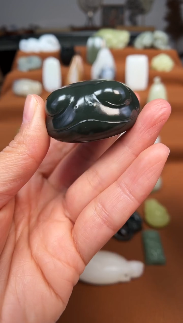 颈饰未镶嵌和田玉逆*天金蝉