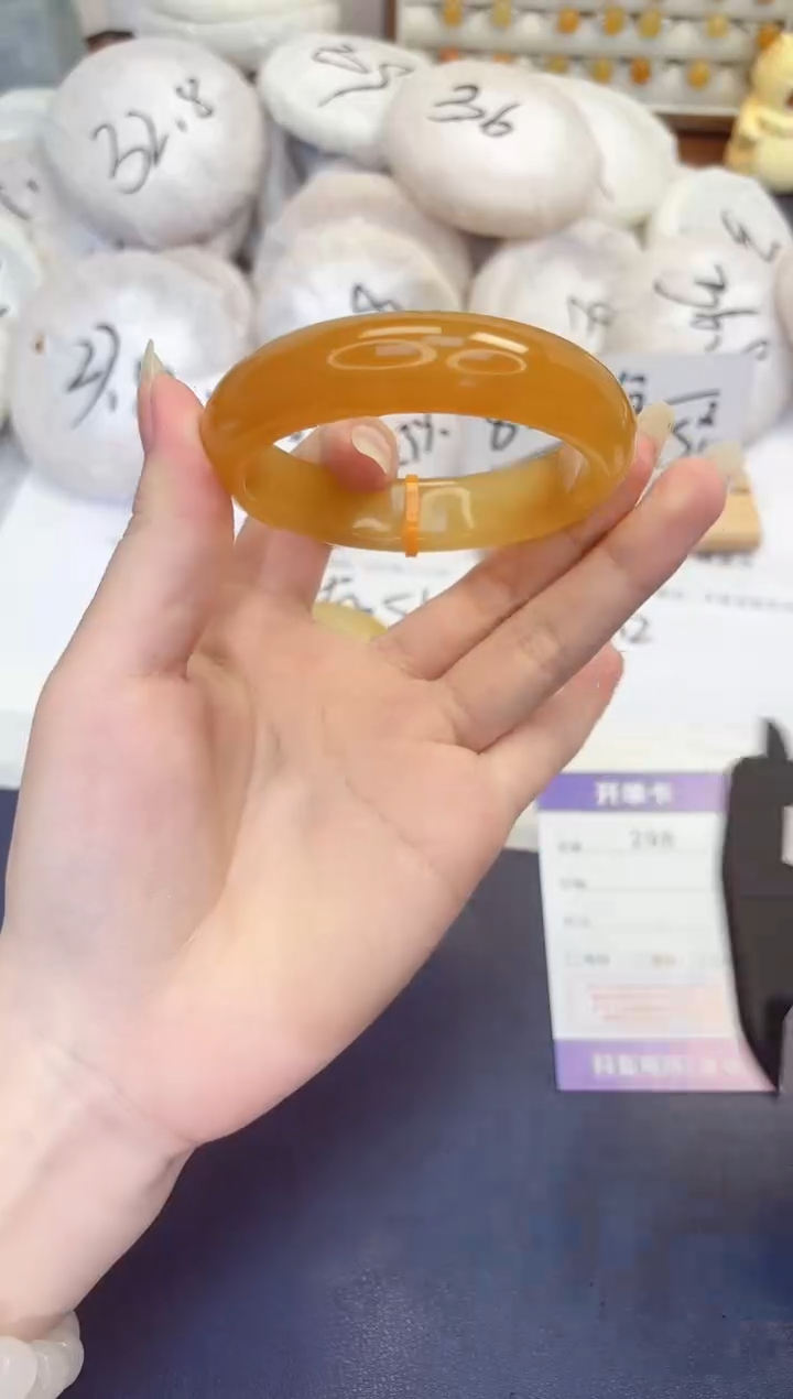 石英质玉手镯未镶嵌298-财气镯-圈口58