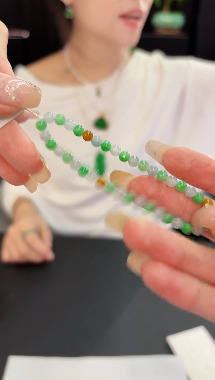 未镶嵌手链翡翠 新 含小耳包/多样性发货/一对