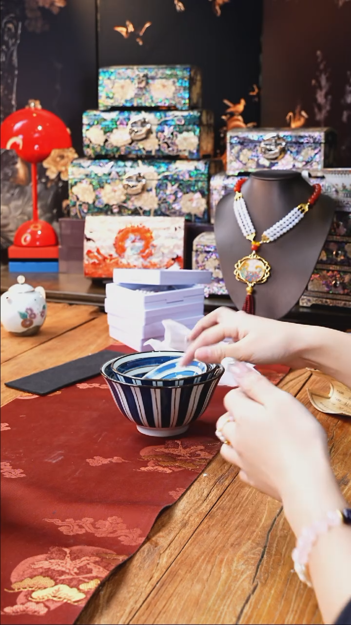 【闪购商品】瓷片豆包儿推荐饰品摆件