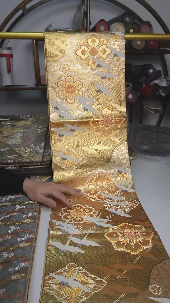 【闪购商品】织绣96西阵织六通仙鹤