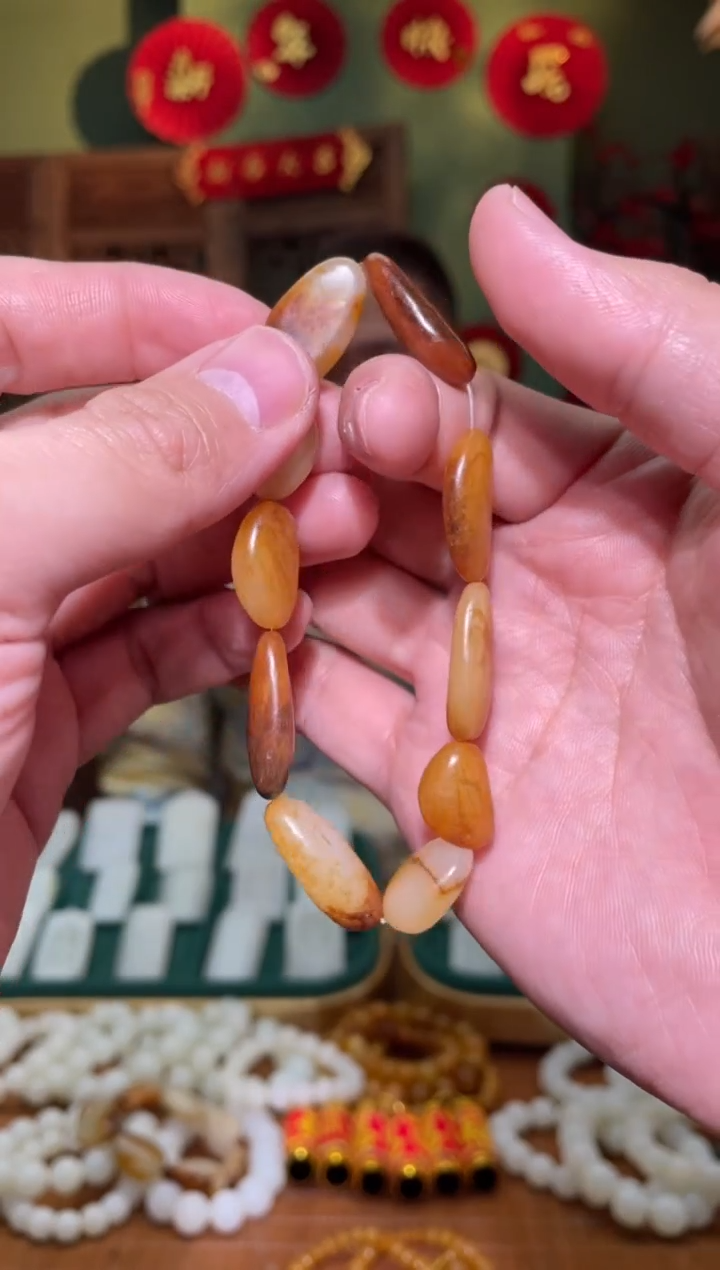 【闪购商品】和田玉手串未镶嵌原石手串