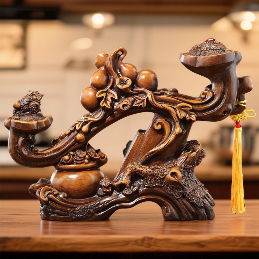 福禄如意摆件家居客厅电视柜玄关酒柜博古架装饰乔迁新居送礼