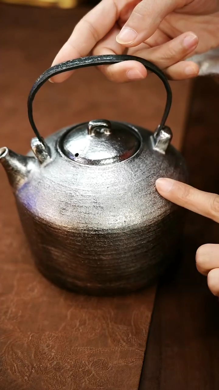 【闪购商品】憨憨甄选-程伟手作铂金山西提梁-壶-茶器