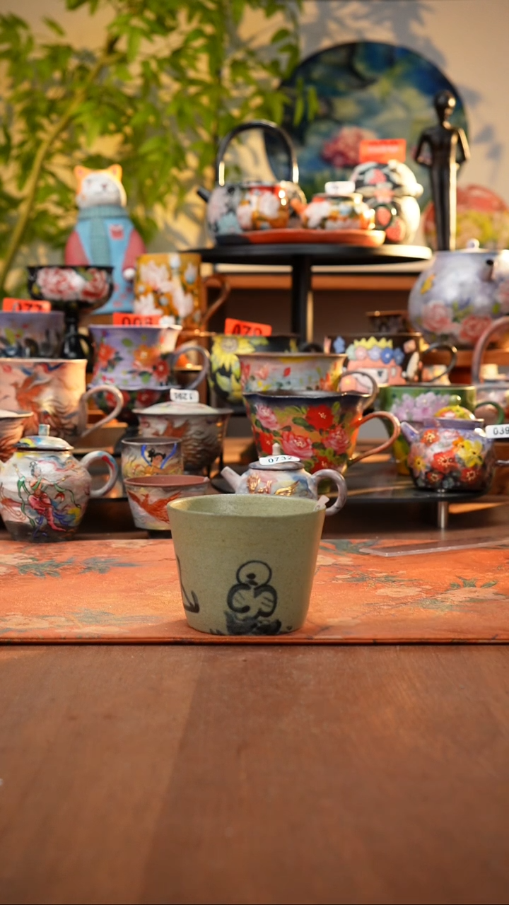 瓷片景德镇手工手绘617