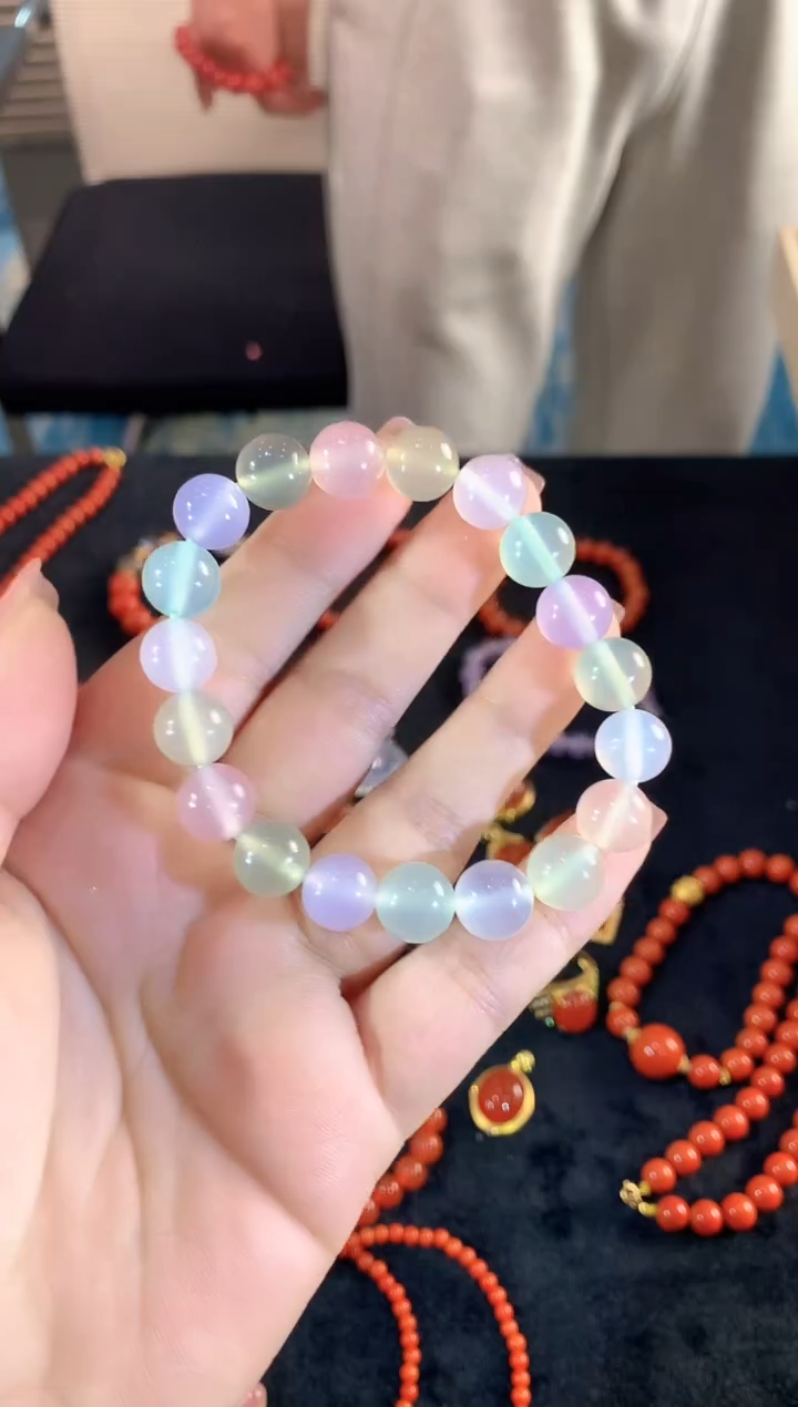 【闪购商品】玛瑙/玉髓手串未镶嵌085xhrs时尚