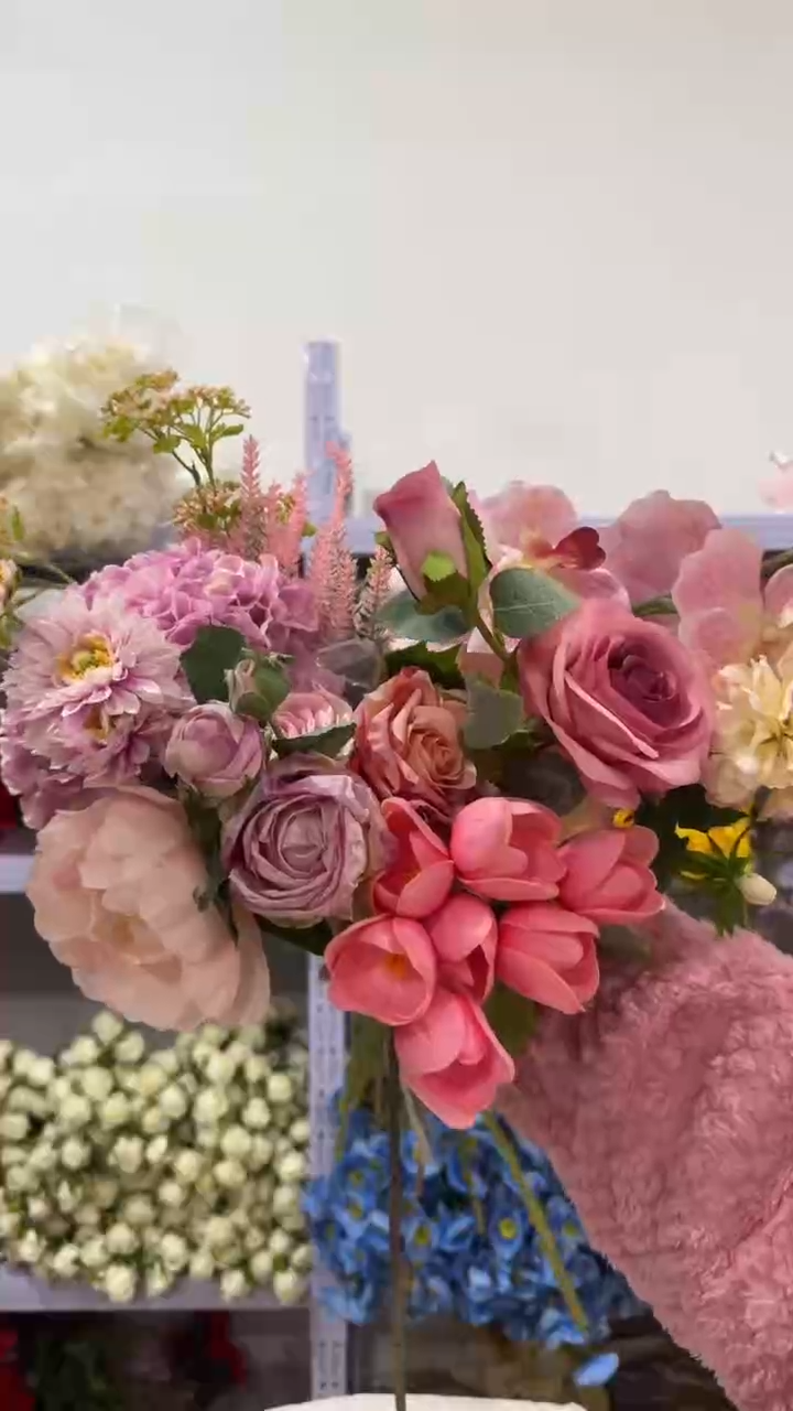 妍韵高端仿真花60