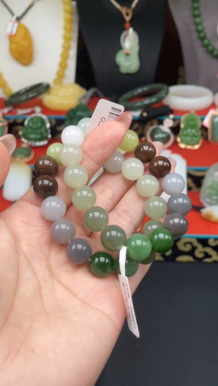 手串未镶嵌和田玉手串多样性发其一gc30