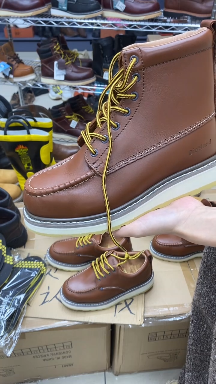 牛皮42.5码，84994，皮鞋码，高帮 工装靴 默认瑕疵