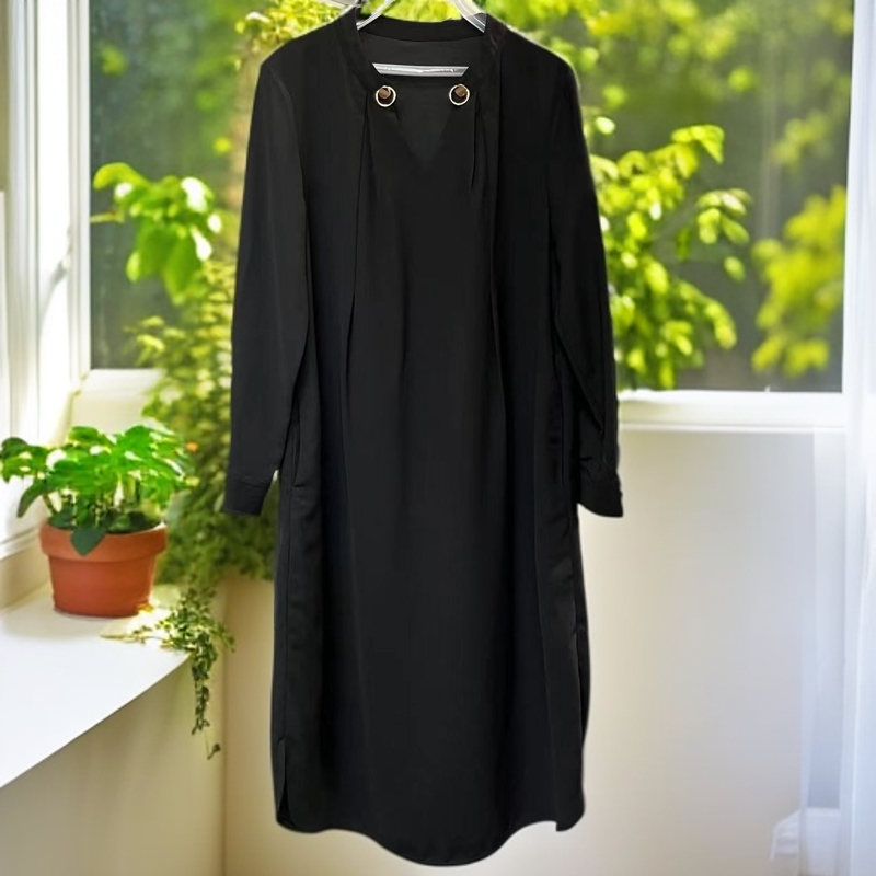 1352#【木兮兮专属】2025年秋冬新款女气质显瘦减龄中长款连衣裙