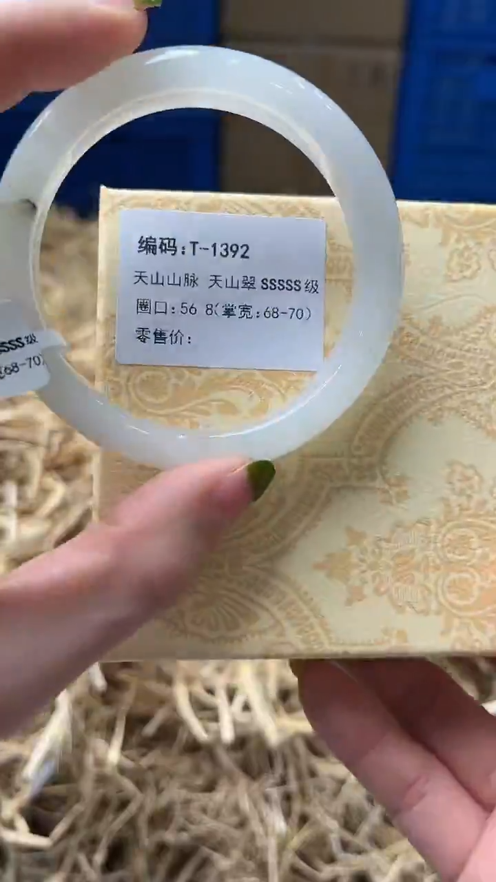 未镶嵌手镯石英质玉T1392