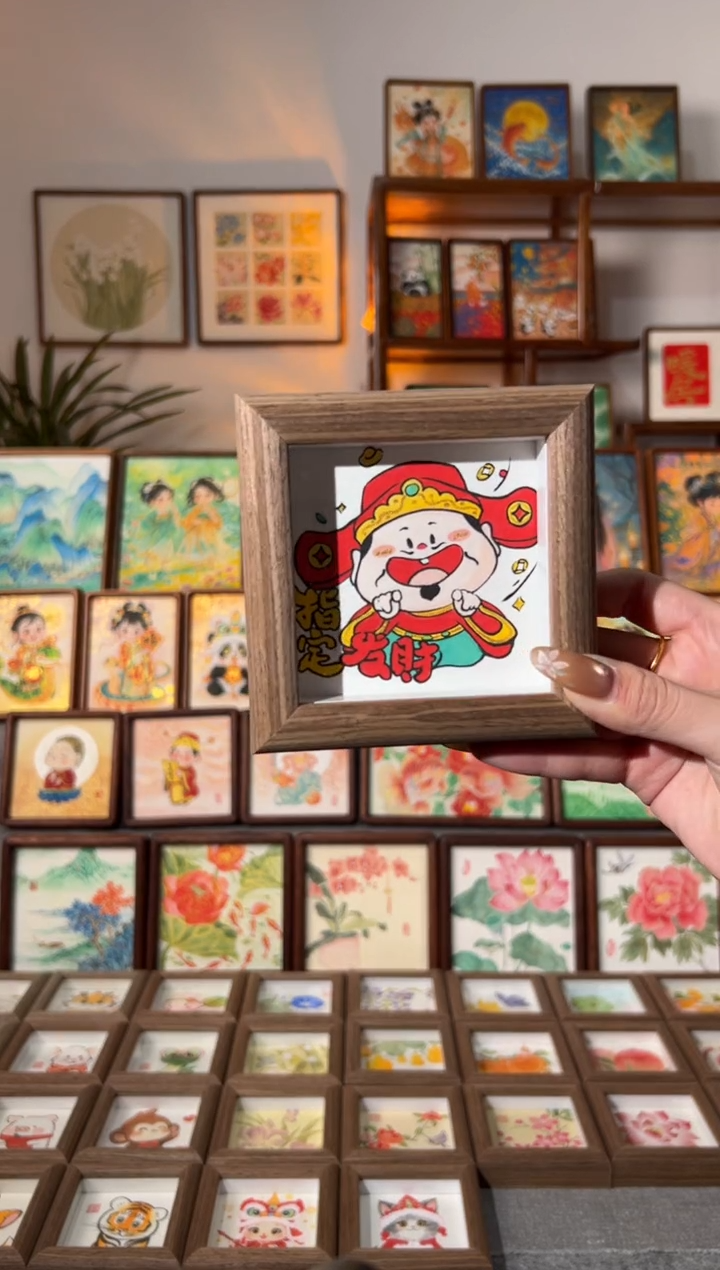 【闪购商品】国画你指定发财 手绘国画11