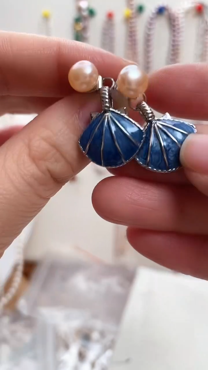 【闪购商品】淡水珍珠耳饰合金珍珠耳饰