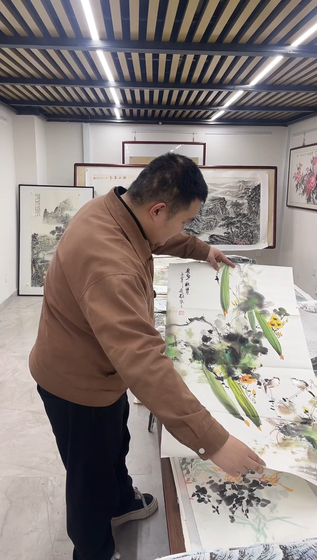 国画阿豪专属链接-赵君梅丝瓜竖版