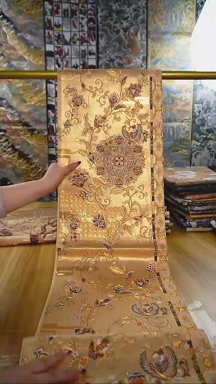 【闪购商品】织绣织锦117凤凰宝相花