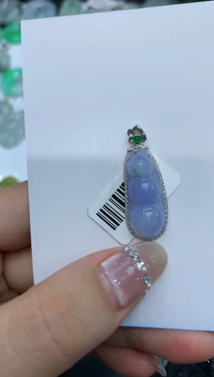 【闪购商品】翡翠颈饰18K金镶嵌222222222