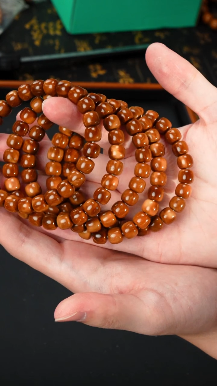 紫金鼠手串实心库克老型9