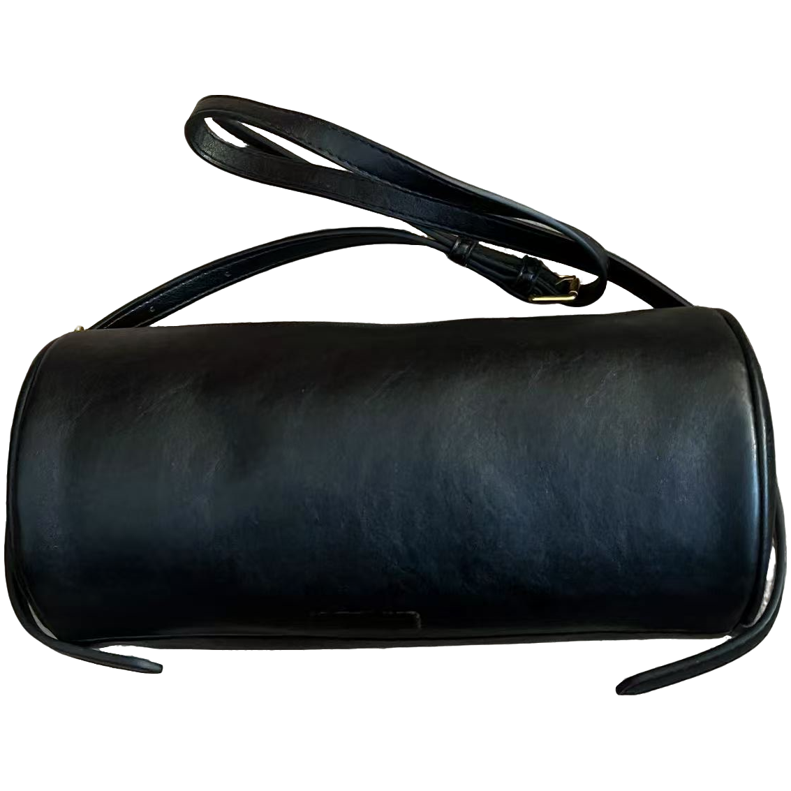 TOLEX2025新款时尚百圆筒手工女包黑色20cm