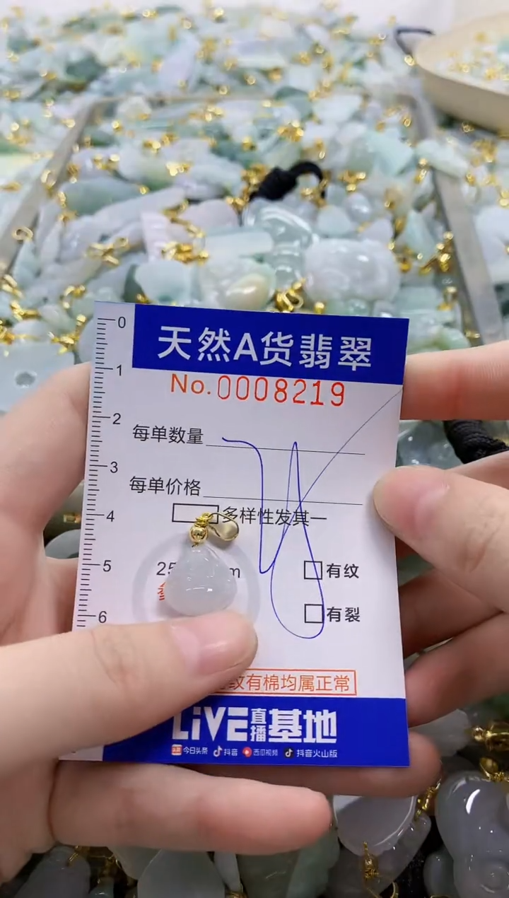 颈饰未镶嵌翡翠天然A货翡翠