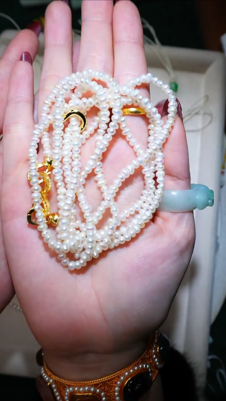 项链未镶嵌淡水珍珠用****1东珠项链