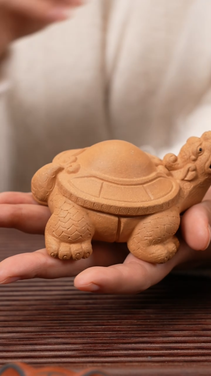 【闪购商品】紫砂茶宠龙龟 盖置