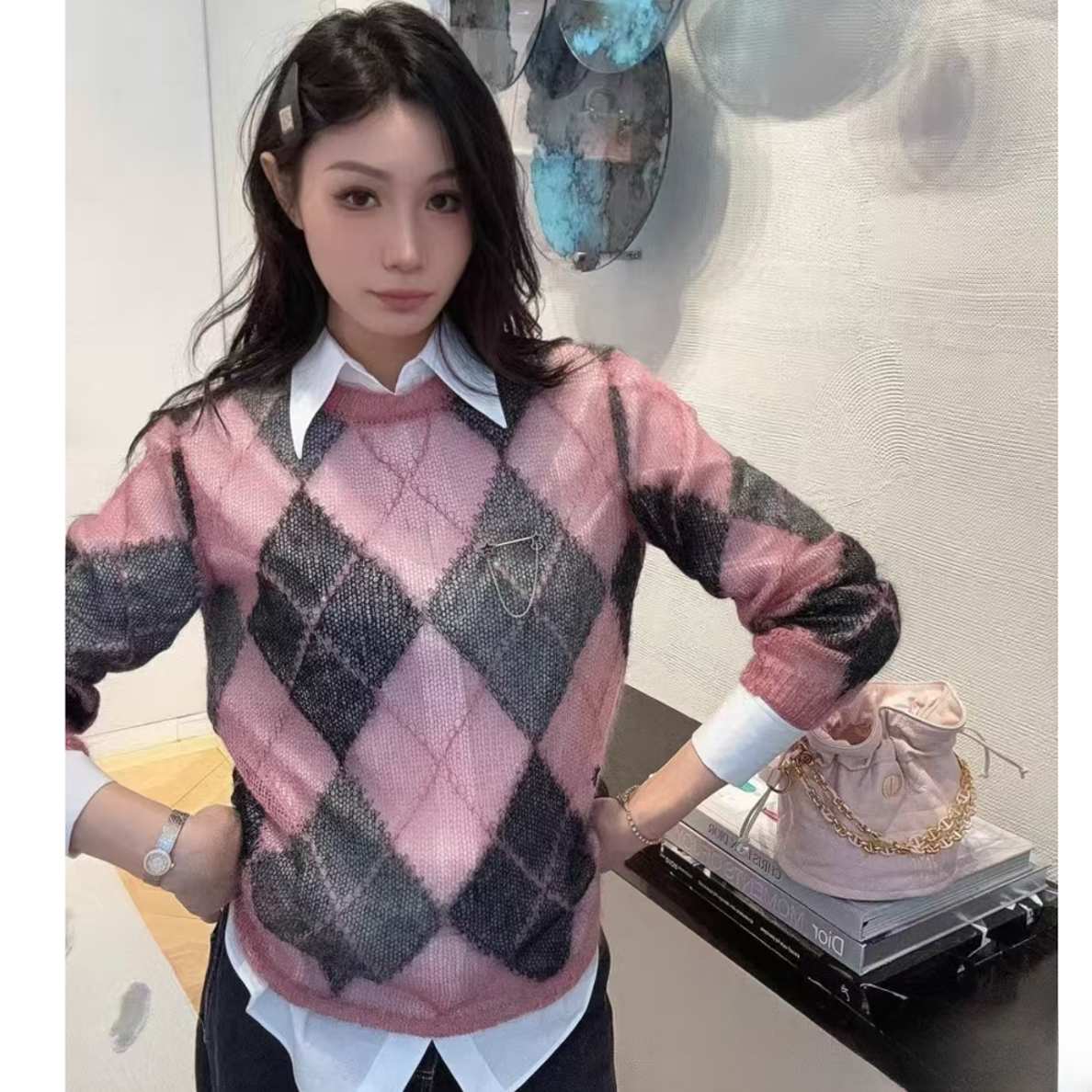 未使用 DIOR/迪奥 Dior 迪奥毛衣新款36