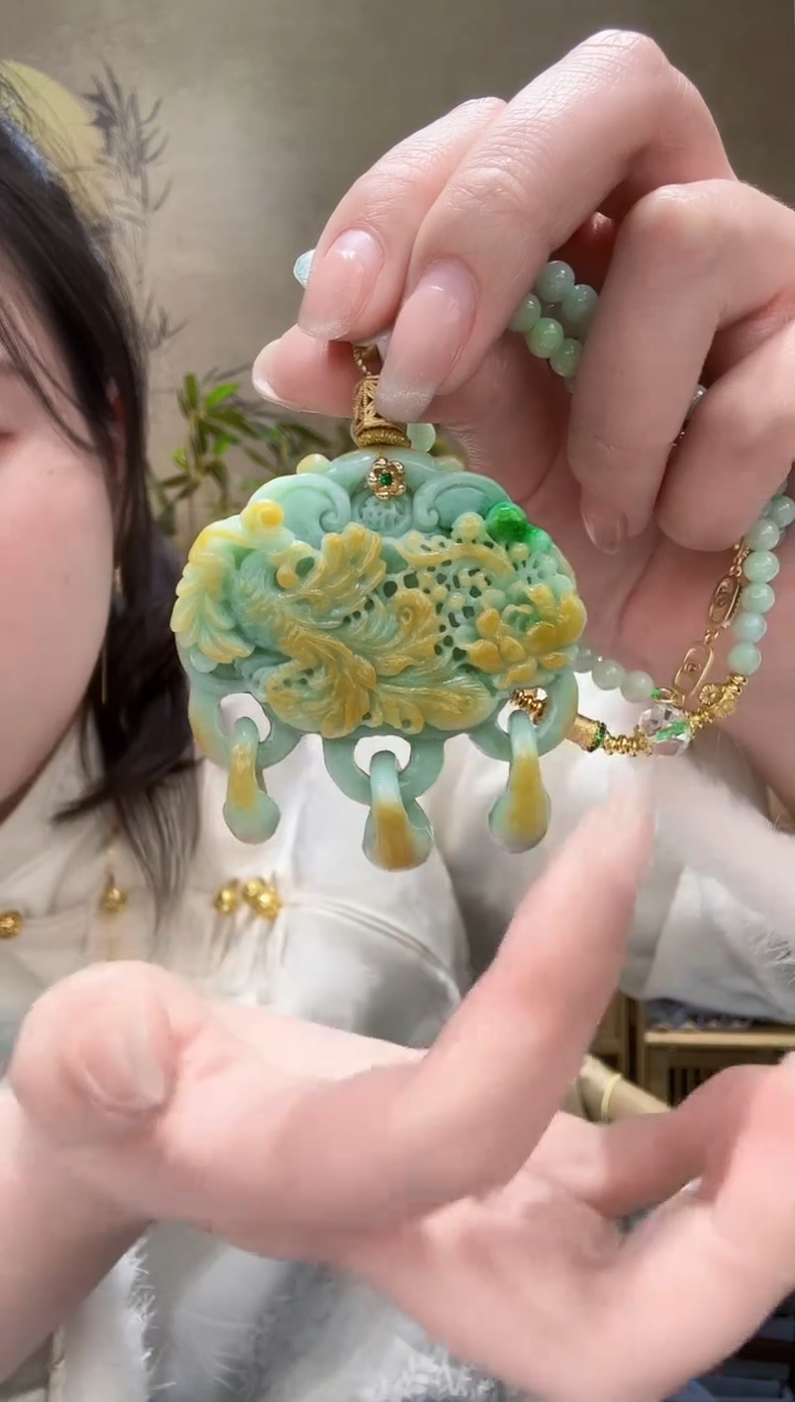 【闪购商品】翡翠颈饰未镶嵌吊坠