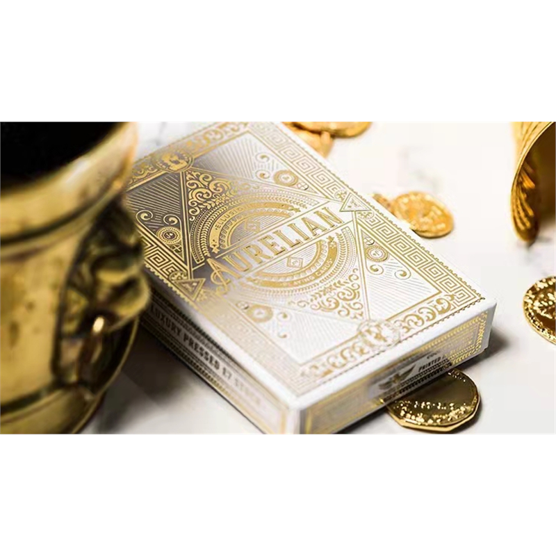 野猪校长美国进口WhiteAurelians创意潮精美魔术花切收藏扑克纸牌