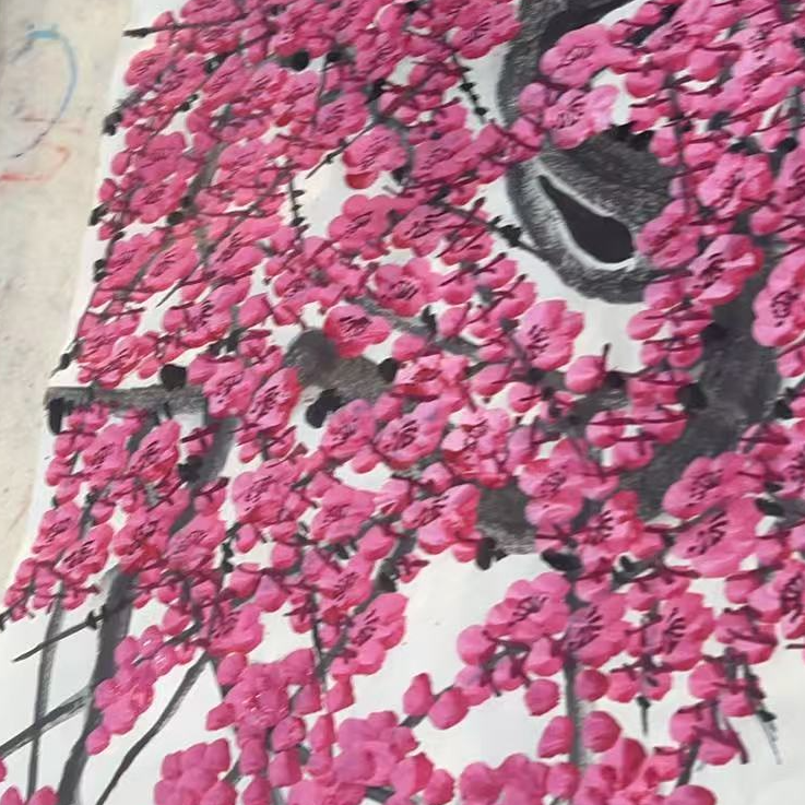 橱窗展示/山艺文化/ 杜宝才老师/宣纸国画/带证书（展示)