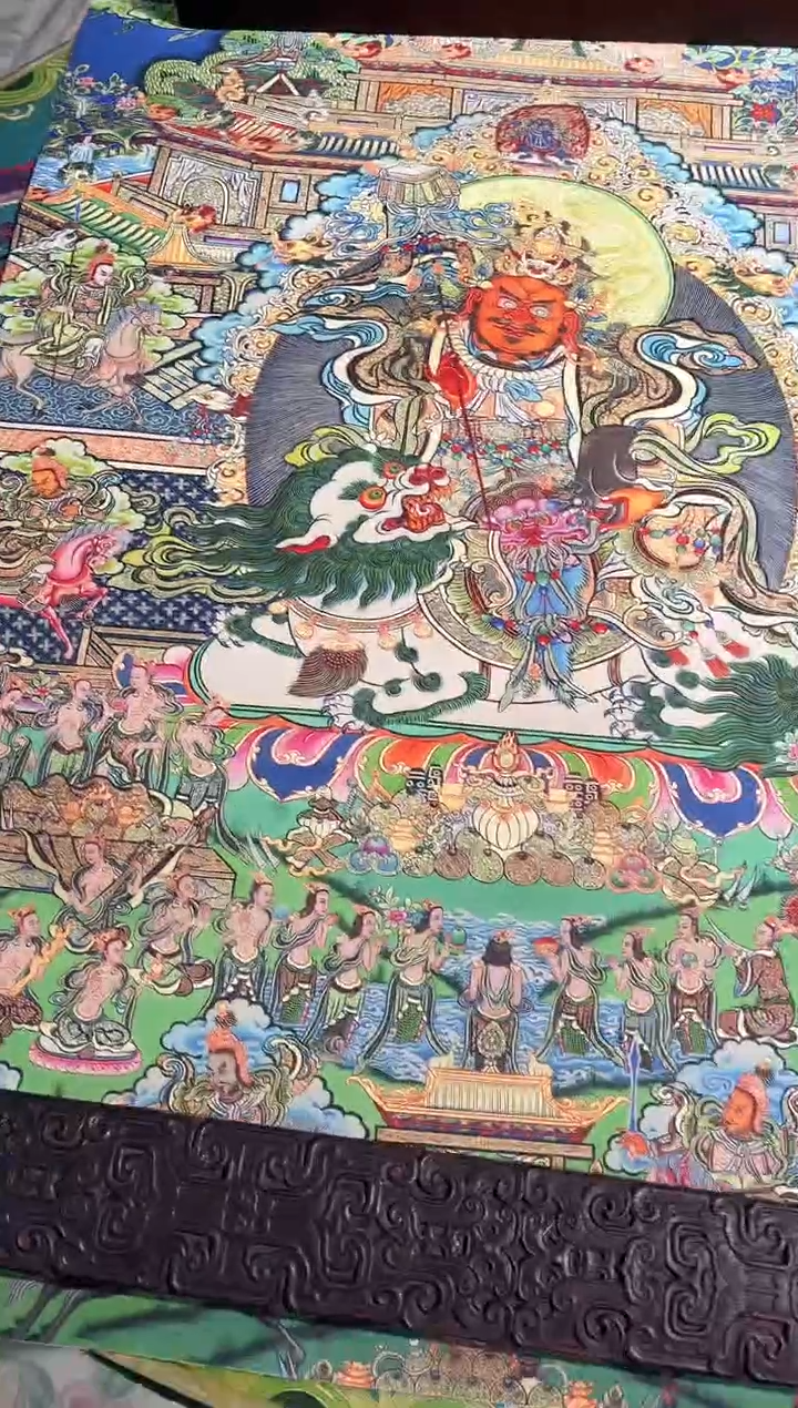 卷轴画路路的唐卡tk160