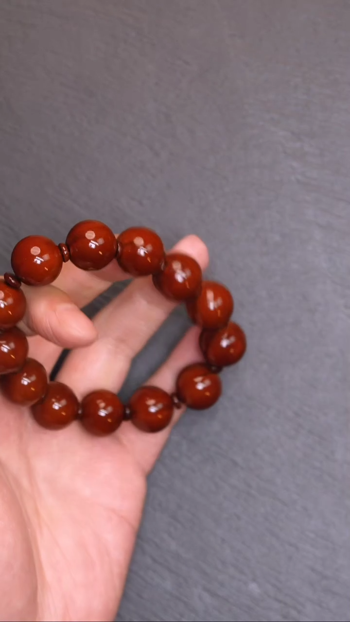 【闪购商品】橄榄核吊坠正圆光珠回血1.5