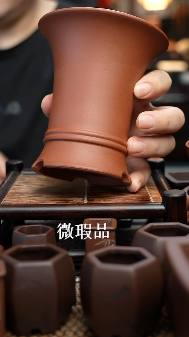 紫砂花盆長木軒精品紫砂