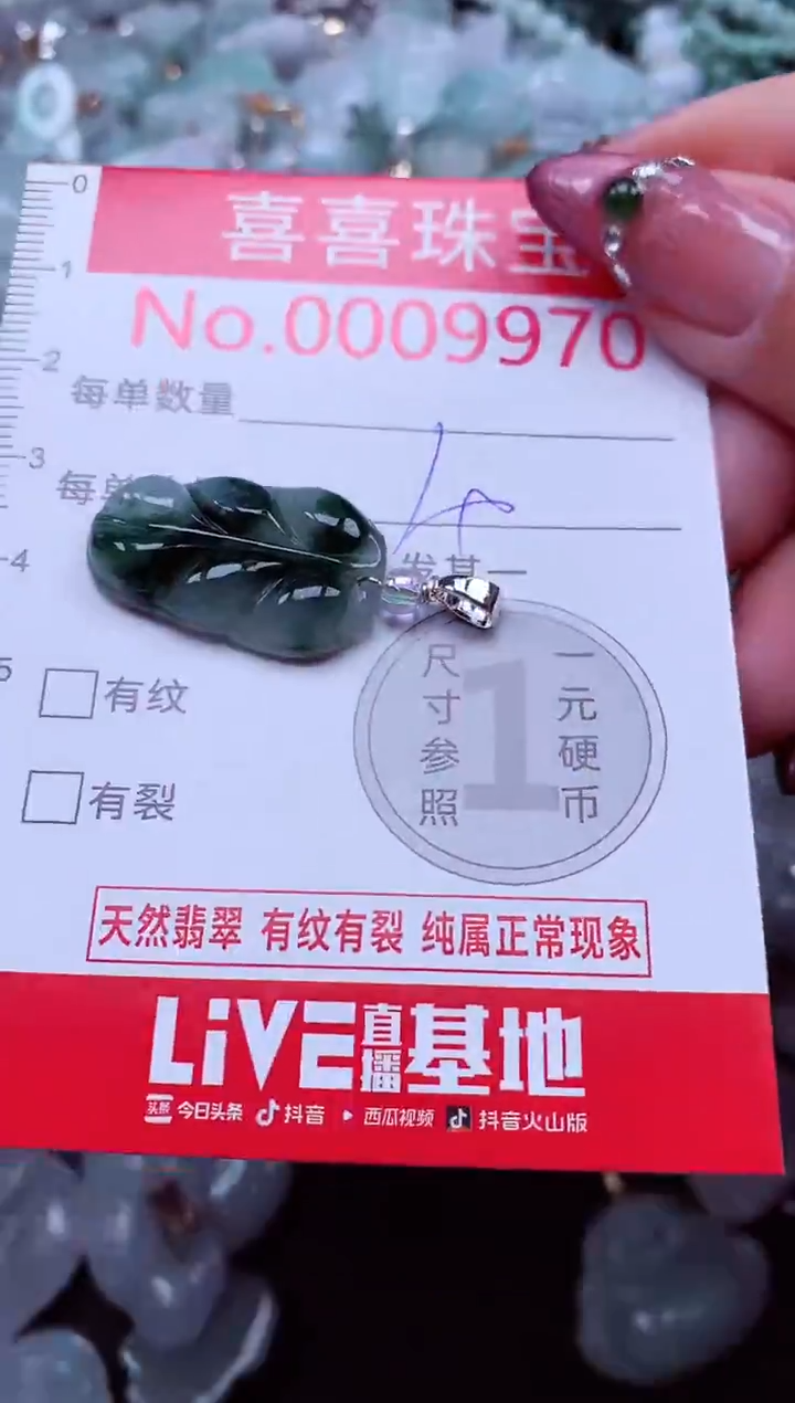 颈饰未镶嵌翡翠9970