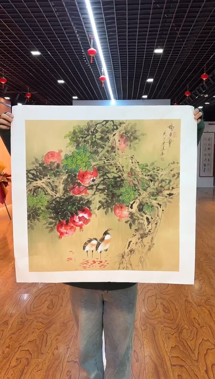【闪购商品】国画周建真老师绘画作品14-2