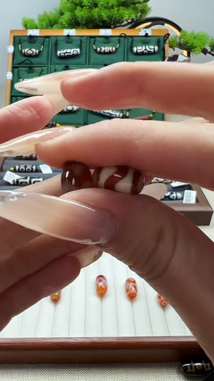 玛瑙/玉髓（覆膜）颈饰未镶嵌116（微瑕）