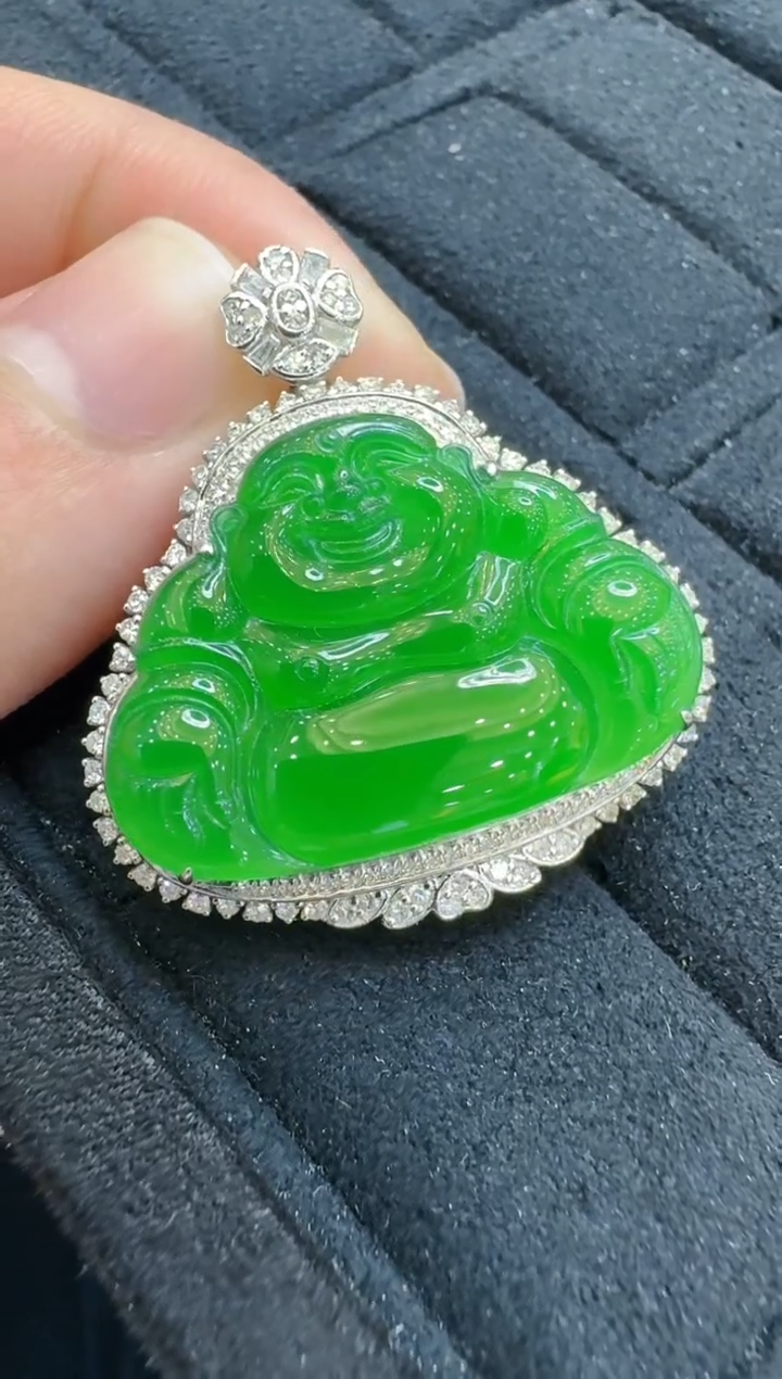 【闪购商品】翡翠吊坠(不含链)18K金镶嵌多样性团购发一件