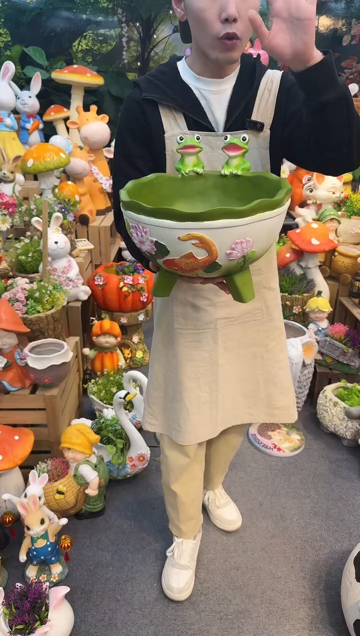 户外花园庭院花盆&00&