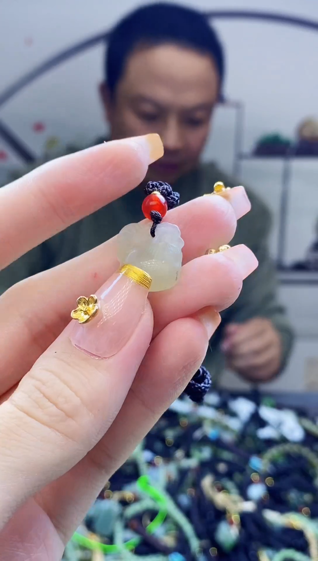 颈饰未镶嵌和田玉多样性发拍一发一