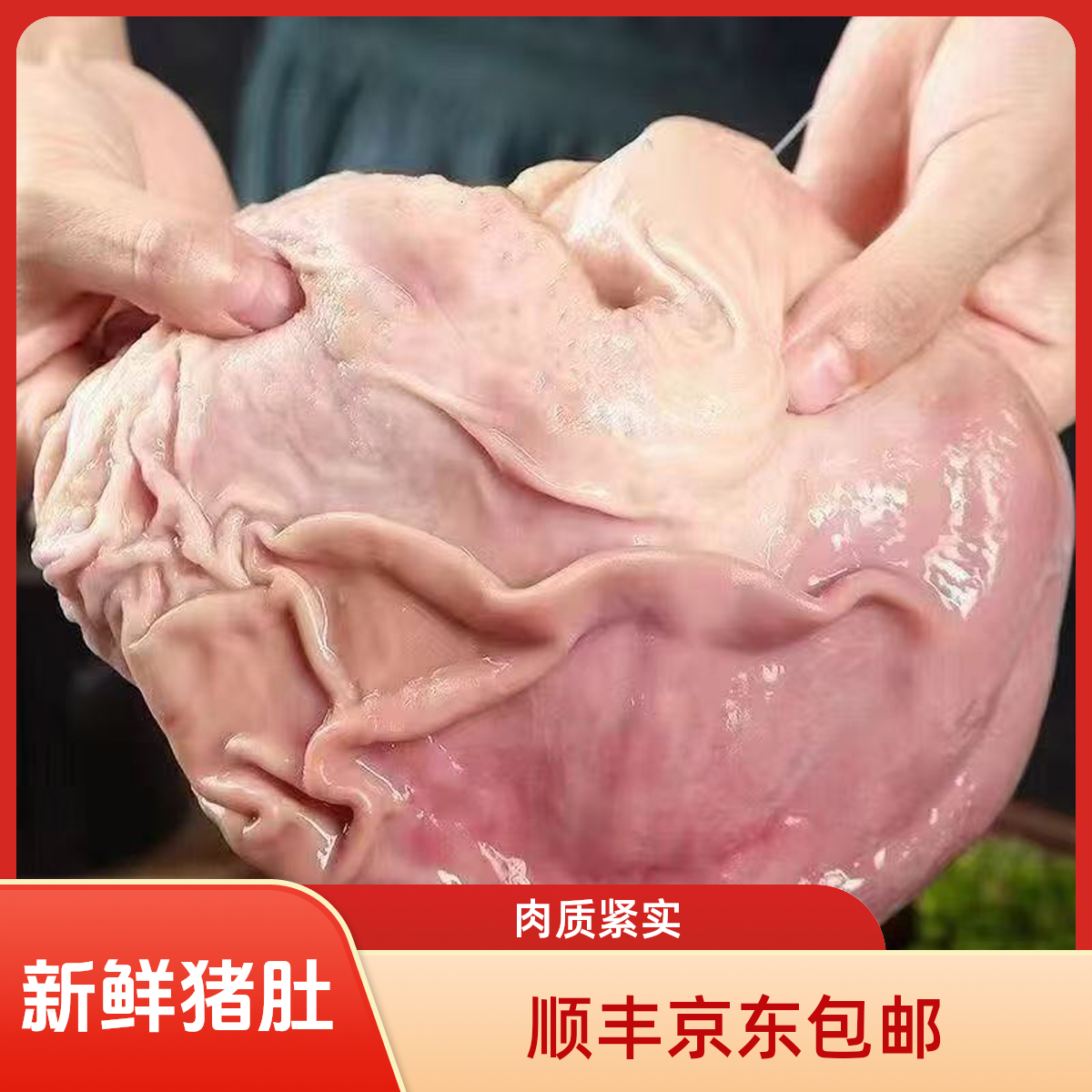 【顺丰京东冷链】3斤猪肚到手4至5个左右 生鲜速冻冷链