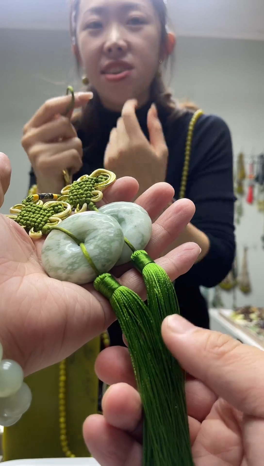 未镶嵌岫玉颈饰多样性发货 拍一发一