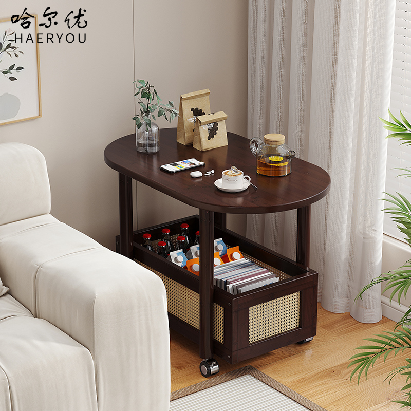 茶几家用客厅简约沙发边几茶桌小户型出租房吃饭桌简易长方形桌子