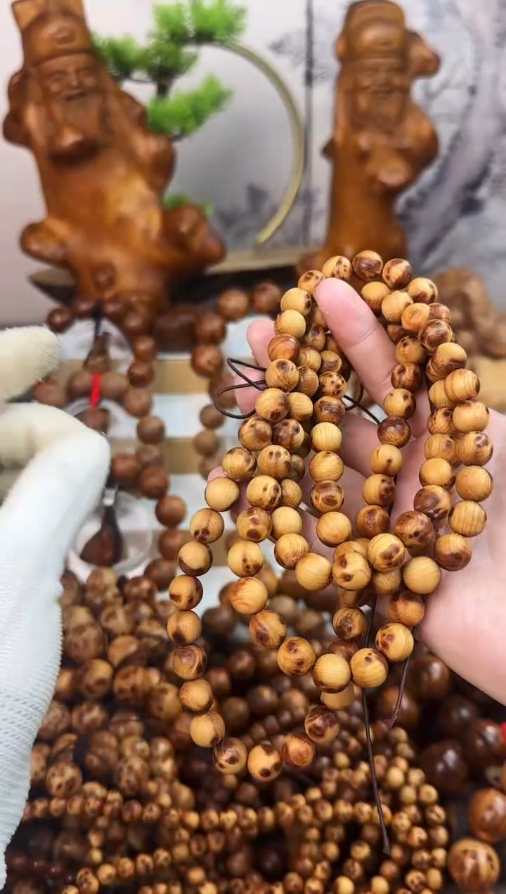 【闪购商品】柏木（崖柏）手串/手链太行崖柏108*10瘤疤长串