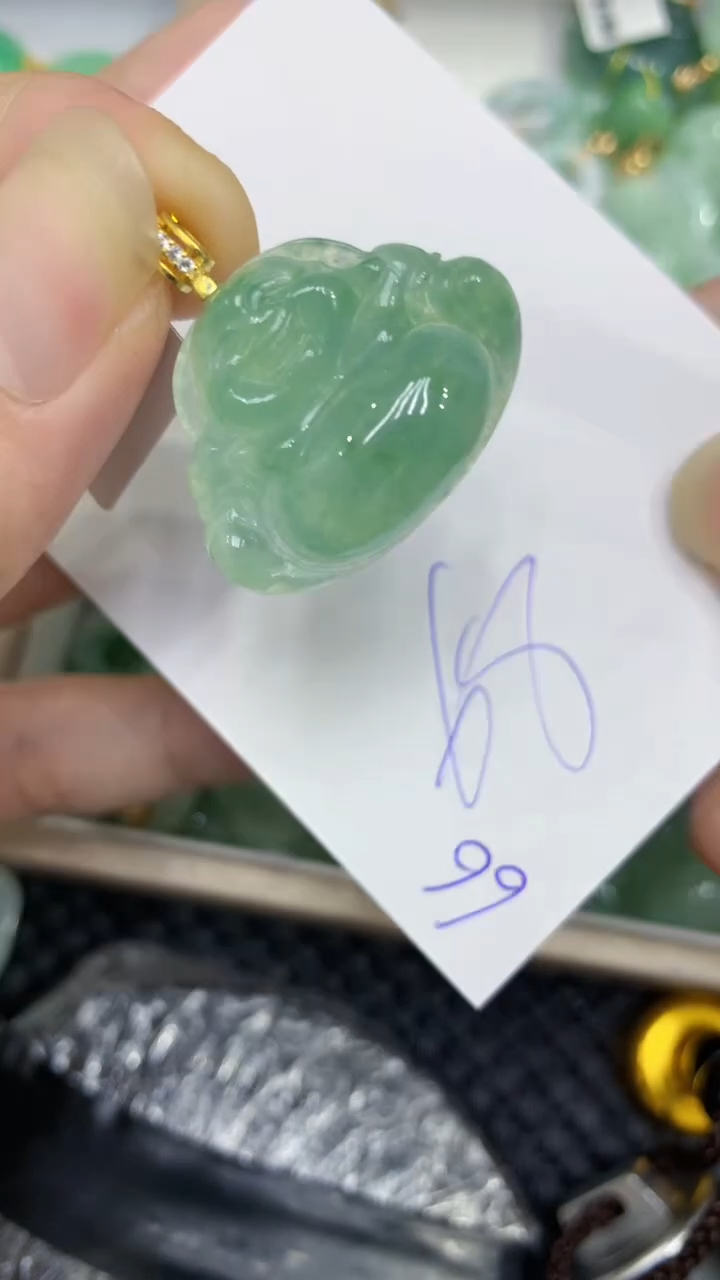 颈饰未镶嵌翡翠缅甸A货翡翠