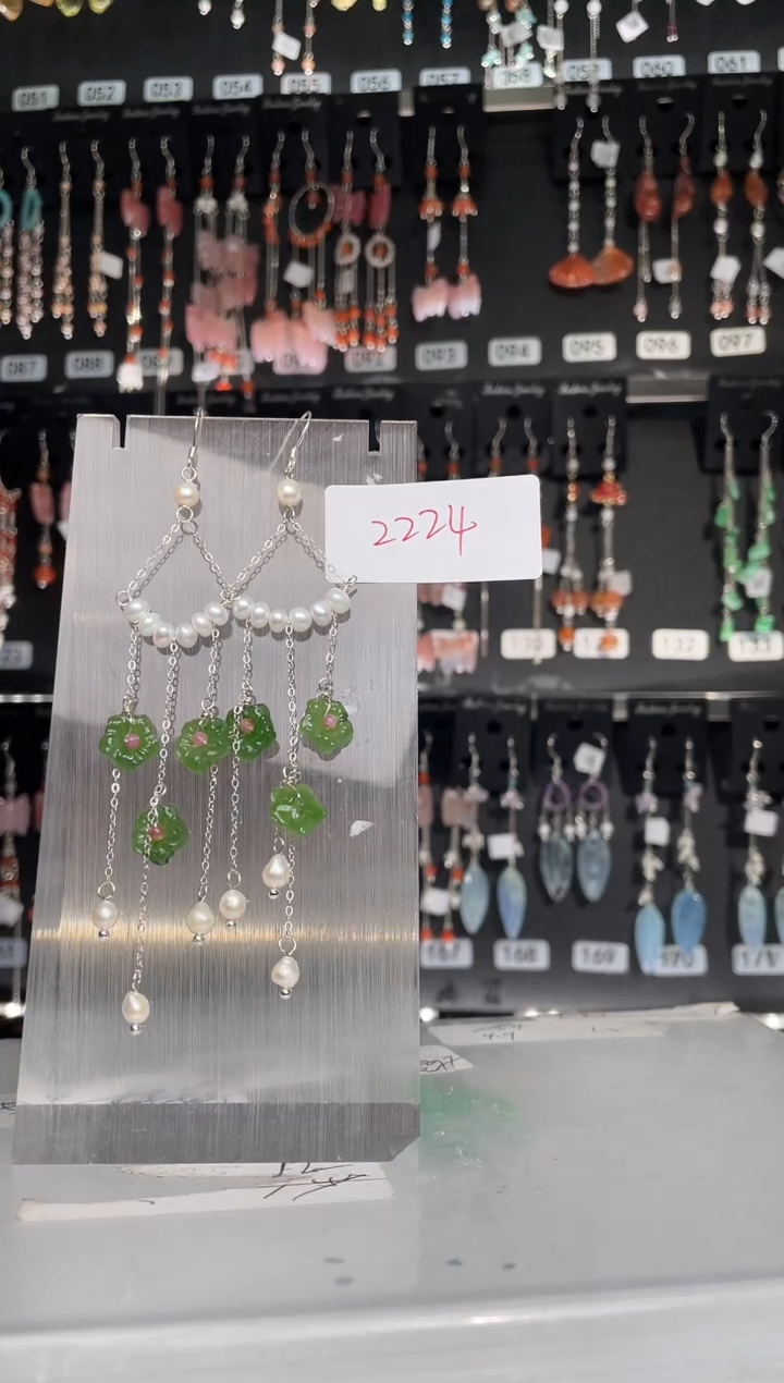 【闪购商品】紫晶耳饰银S925镶嵌喜欢拍