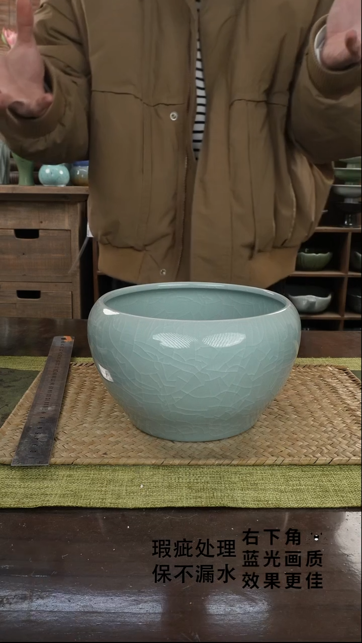 陶瓷苹果茶渣缸B-18（直径）次品保不漏水外观不完美