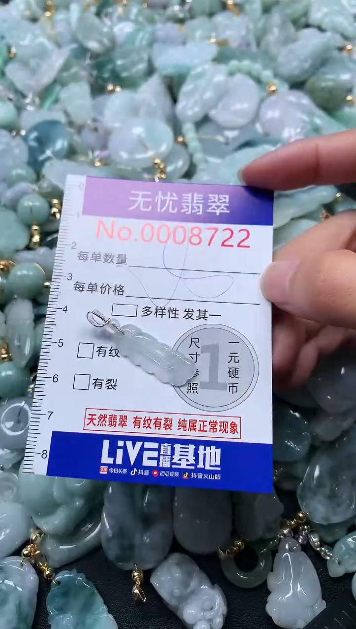 颈饰未镶嵌翡翠8722